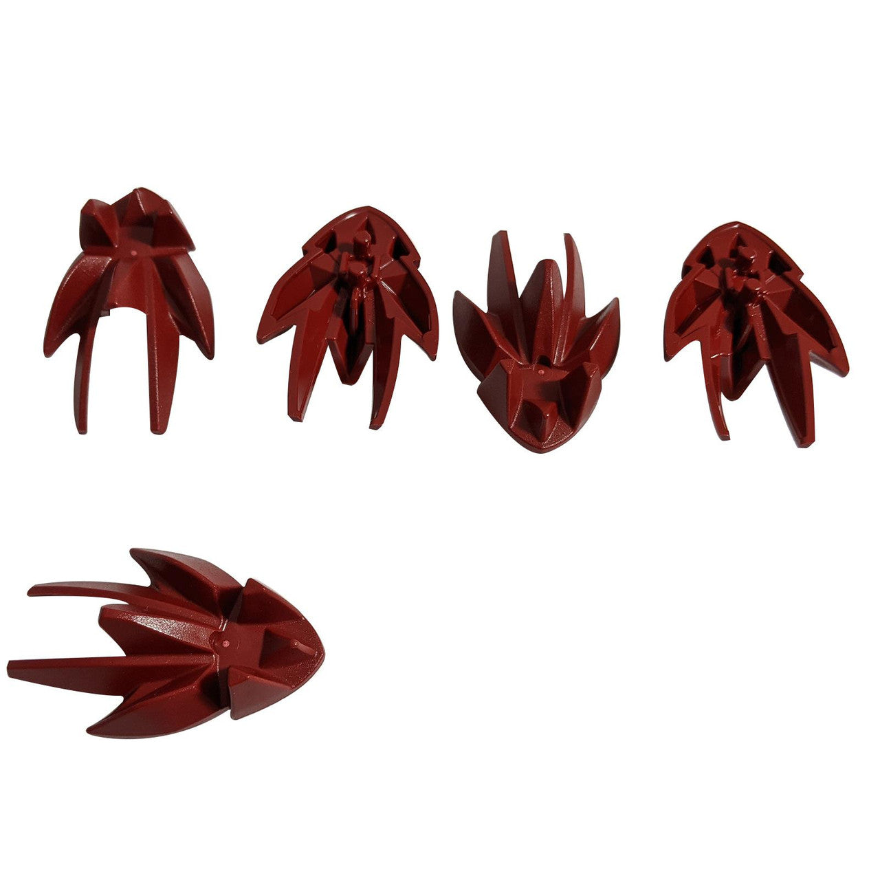 Dark red LEGO® Hero Factory spiked armor piece for custom builds