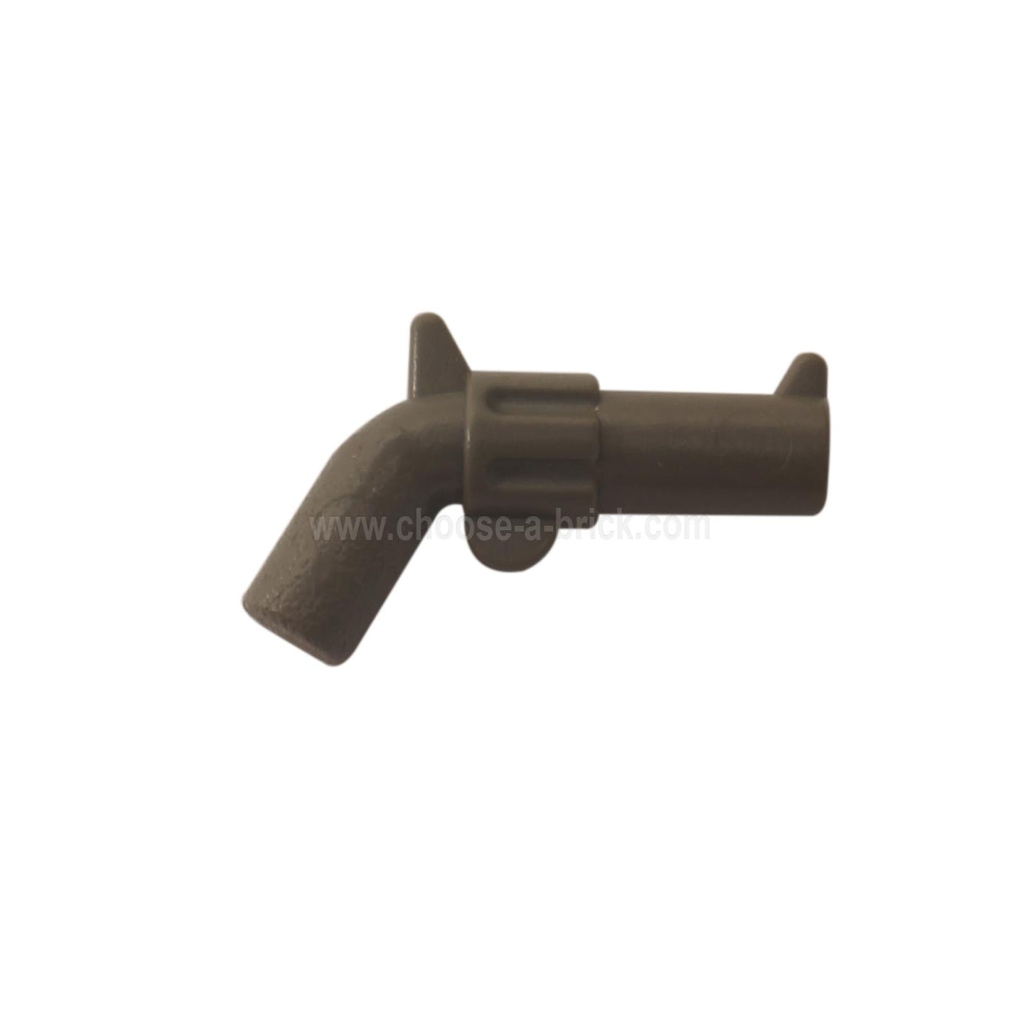 Minifigure, Weapon Gun, Pistol Revolver - Large Barrel and Solid Handle
