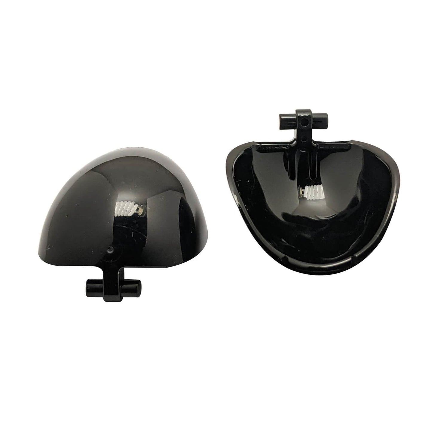 LEGO® large figure armor 1686 round smooth shell with bar handle and free ends black
