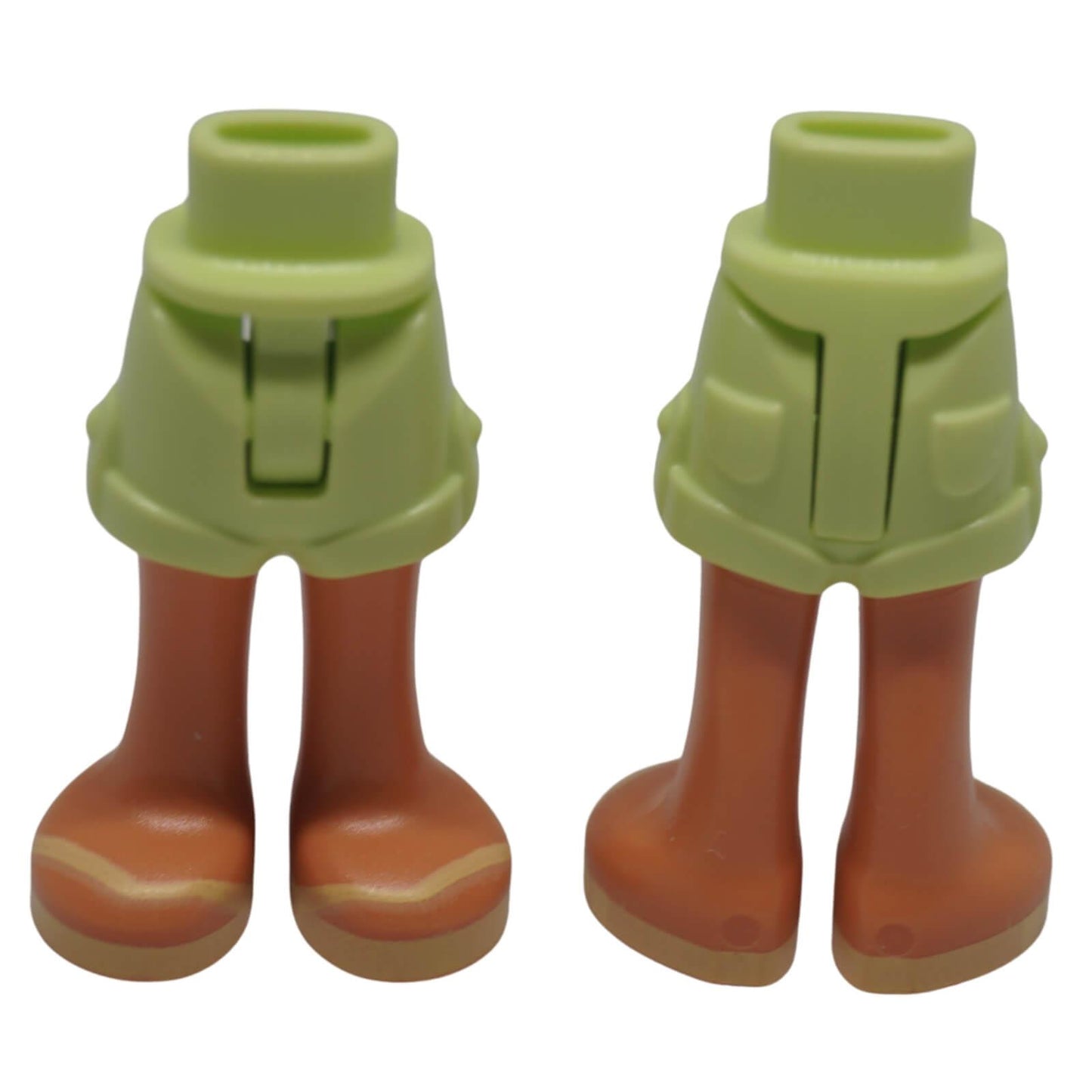 LEGO® mini-doll hips and legs with folded-hem shorts and V-strap sandals 1826cc00pb007