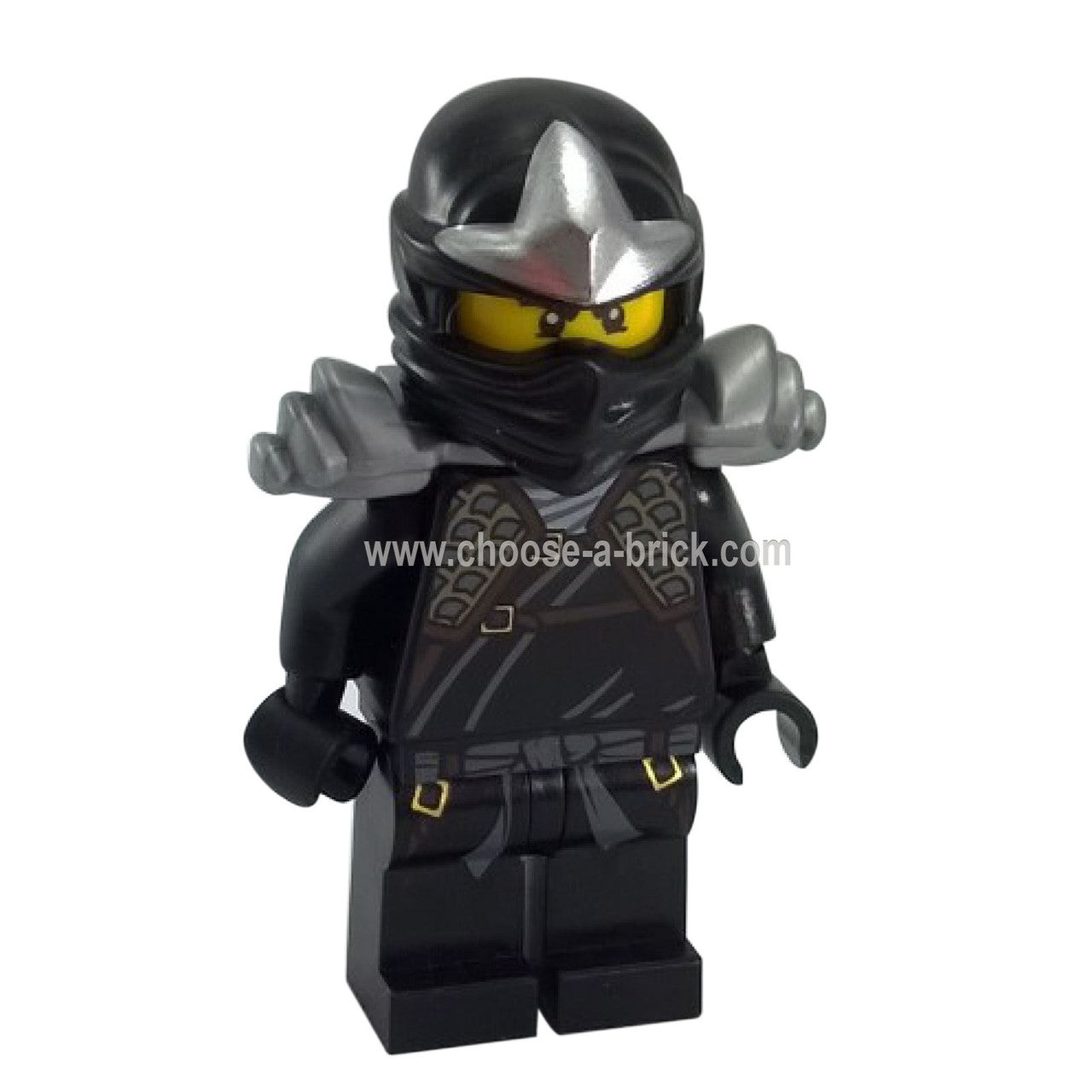 LEGO ميني فيغور كول في زي ZX مع درع إضافي، تصميم جاهز للمعركة - njo039