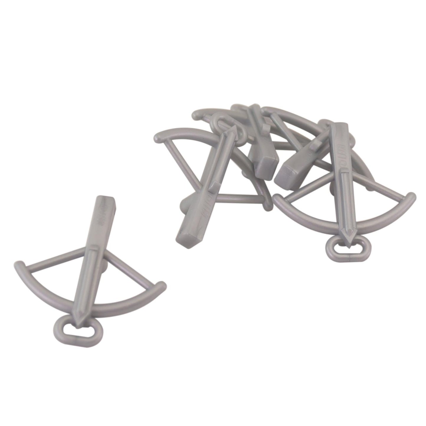 LEGO® minifigure crossbow weapon accessory part 2570 pearl light gray