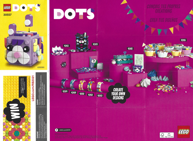 Set LEGO Dots Cubo Portafoto Polybag 30557