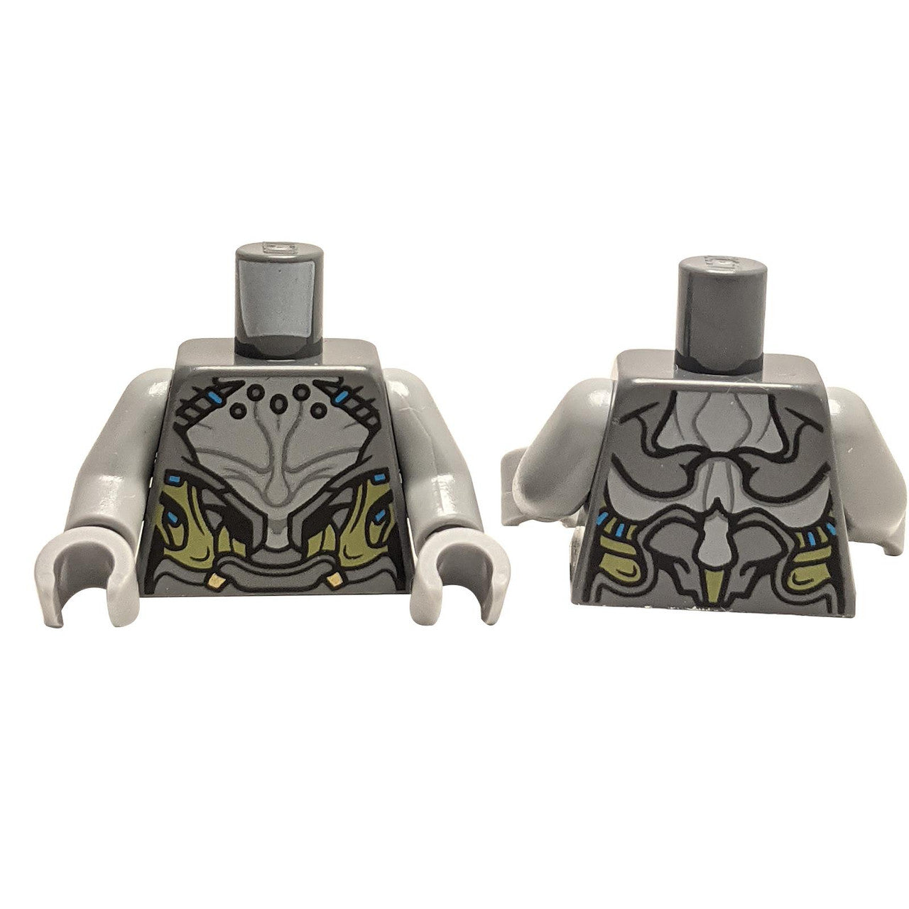 胴体グレーのロボットアーマーパターン