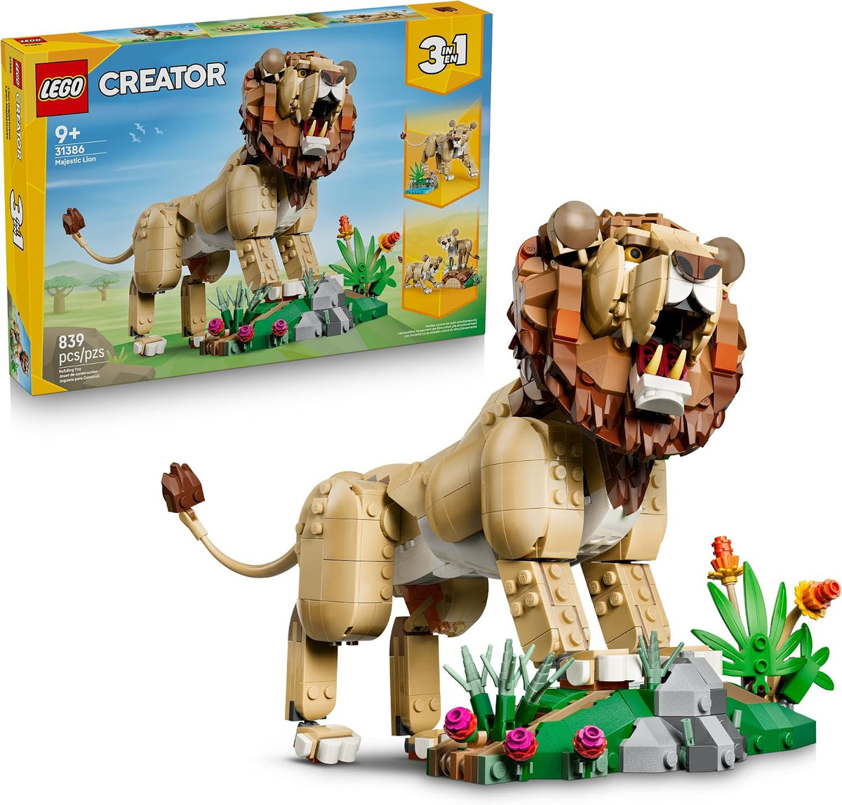 Wild Animals: Majestic Lion 31386