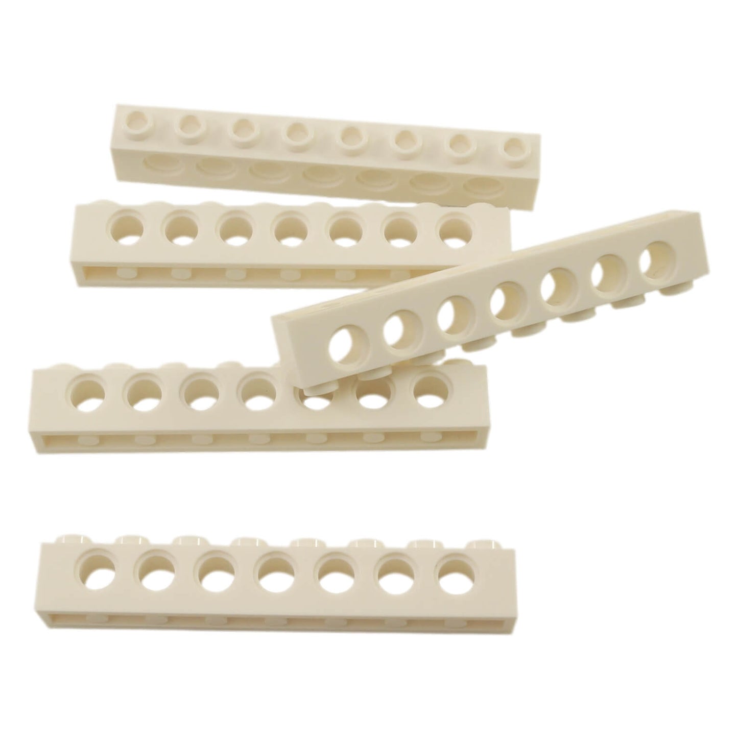 LEGO® Technic Brick 1 x 8 with holes part 3702 in white