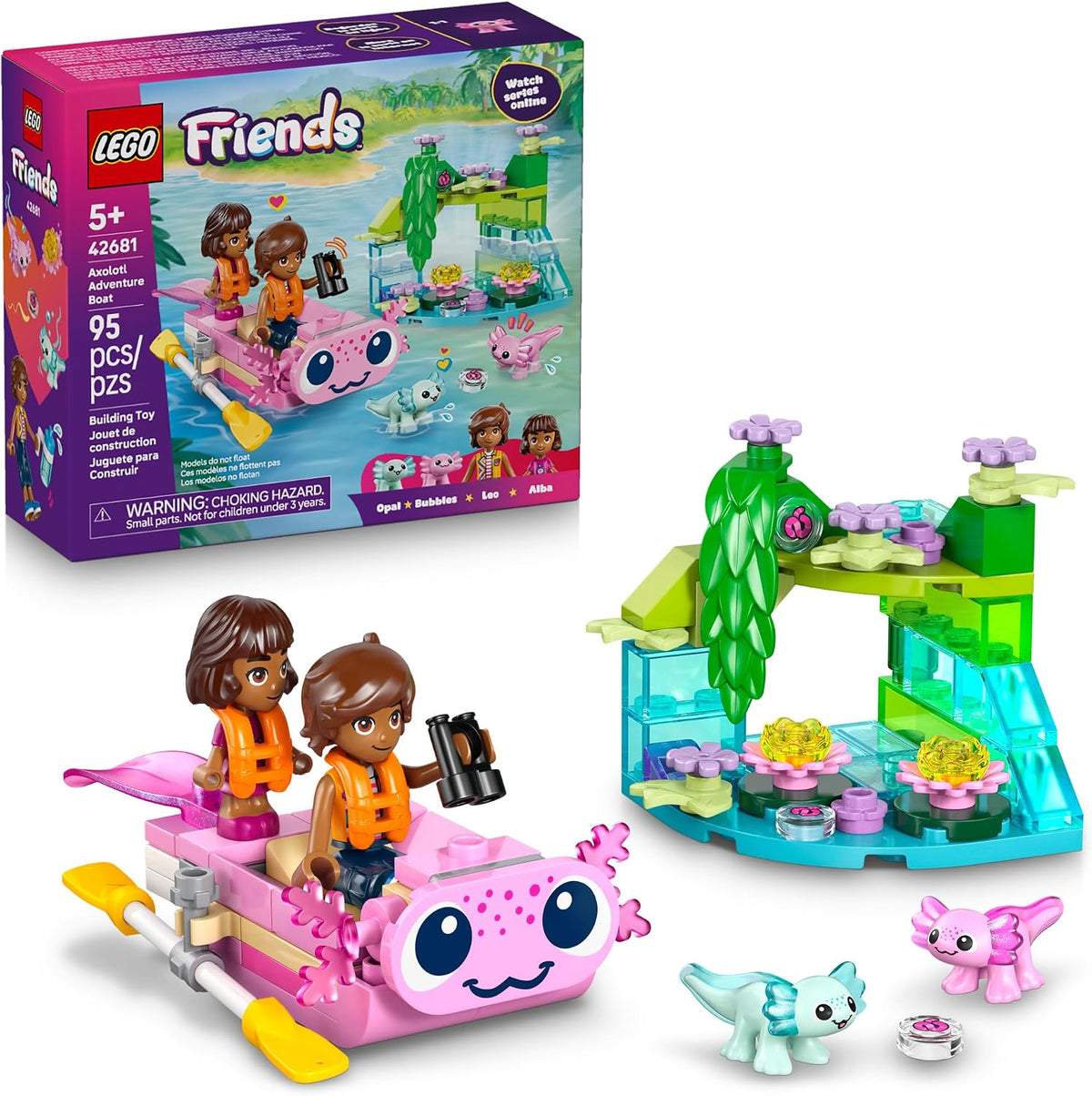 LEGO® Friends - Axolotl Adventure Boat 42681