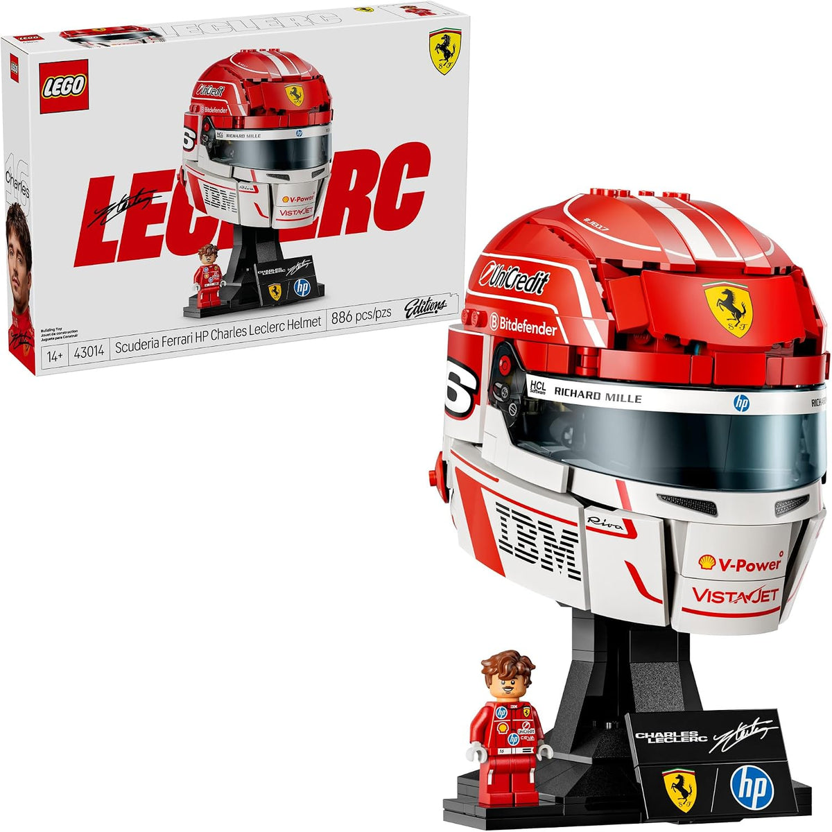 Scuderia Ferrari HP Charles Leclerc Helmet 43014