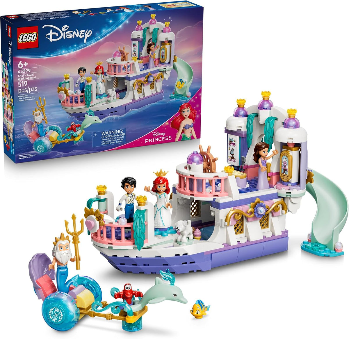 Ariel's Royal Wedding Boat 43299