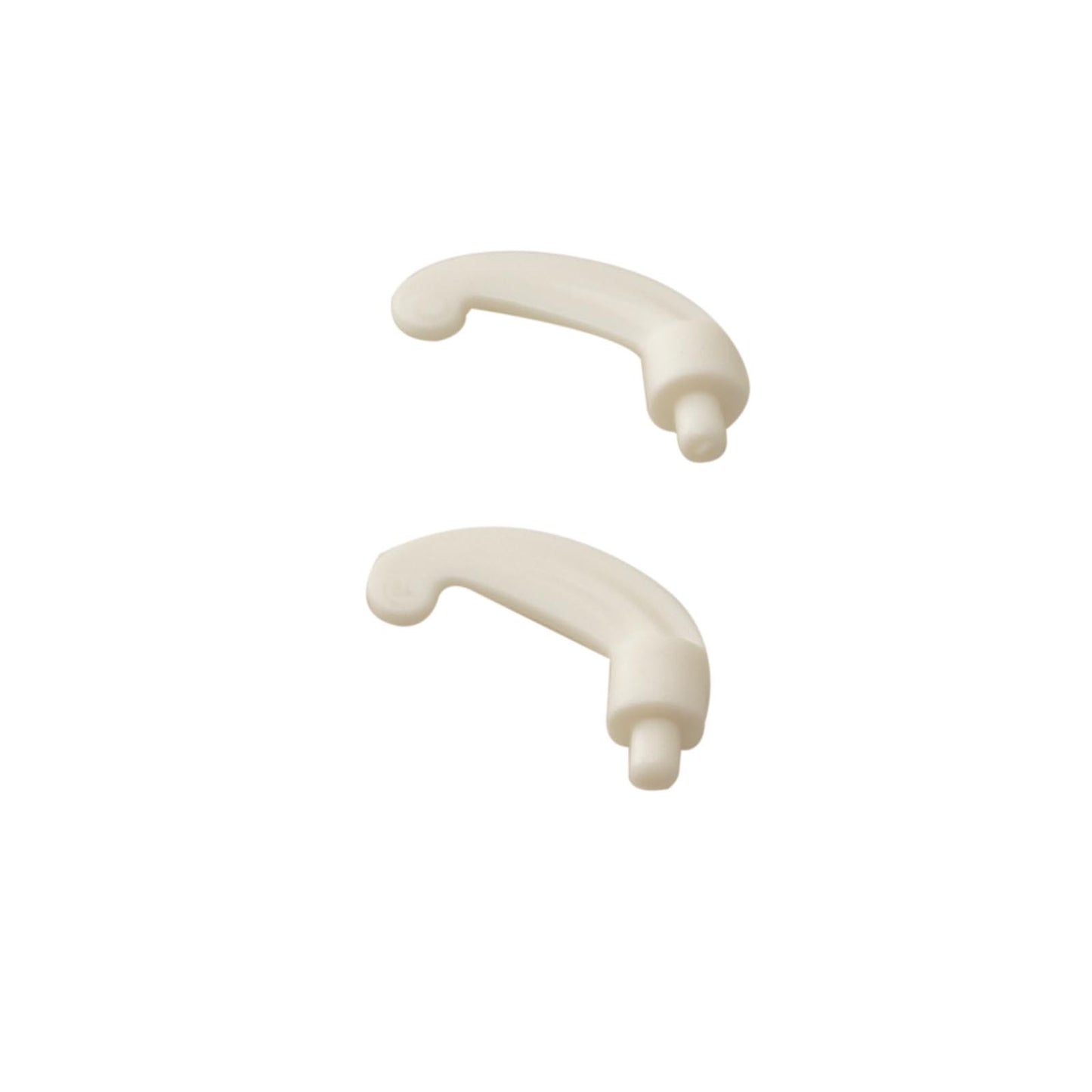 LEGO® minifigure plume feather small (part 4502a) in white used as decorative helmet crest for castle and historical minifigures