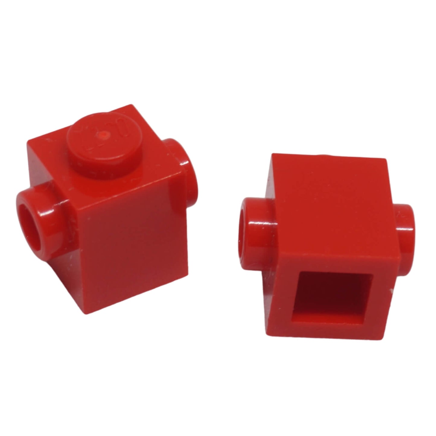 LEGO® modified brick 47905 1 x 1 with studs on two opposite sides red