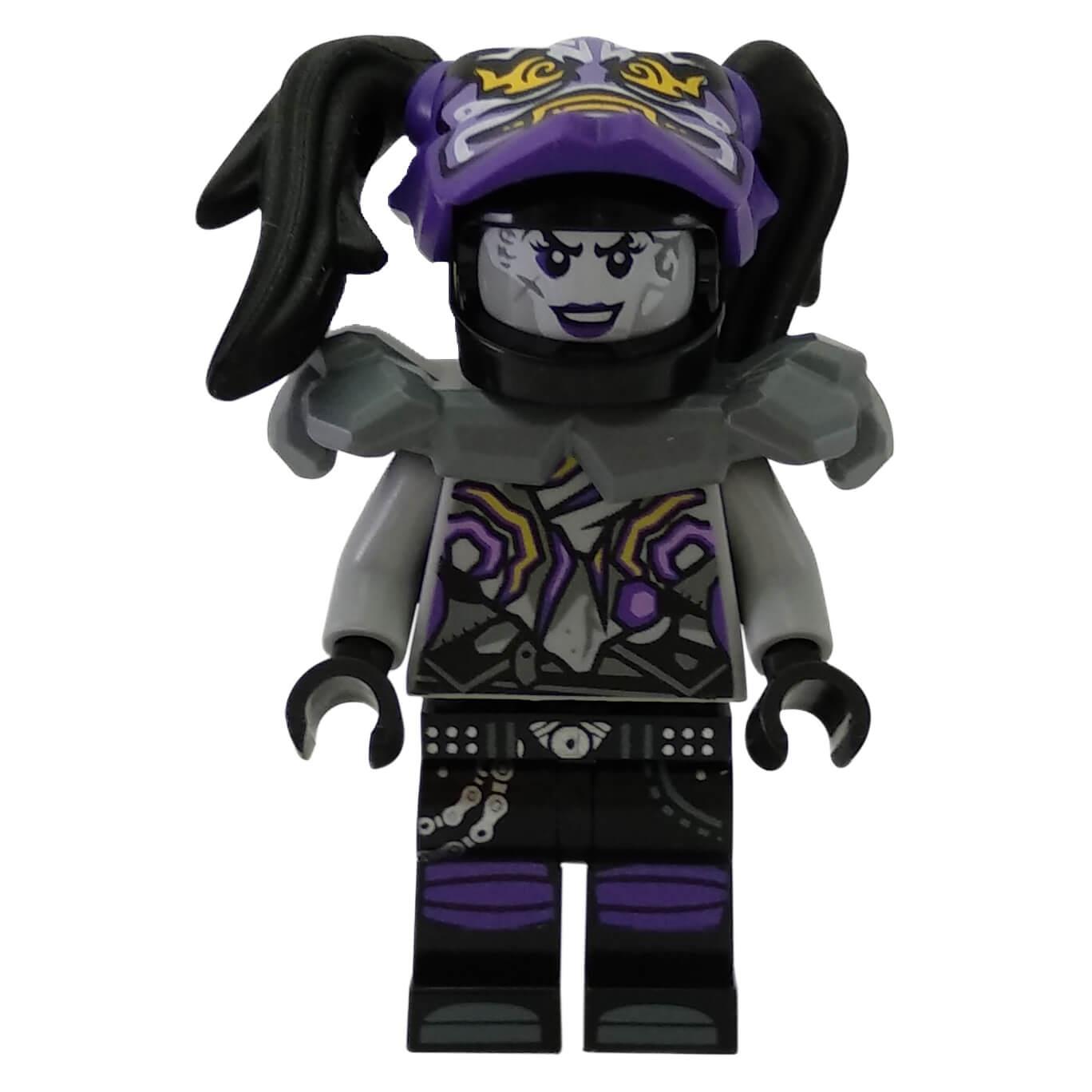 LEGO® Ultra Violet minifigure with Oni Mask of Hatred from NINJAGO Season 8 – collectible villain from set 70641 Ninja Nightcrawler