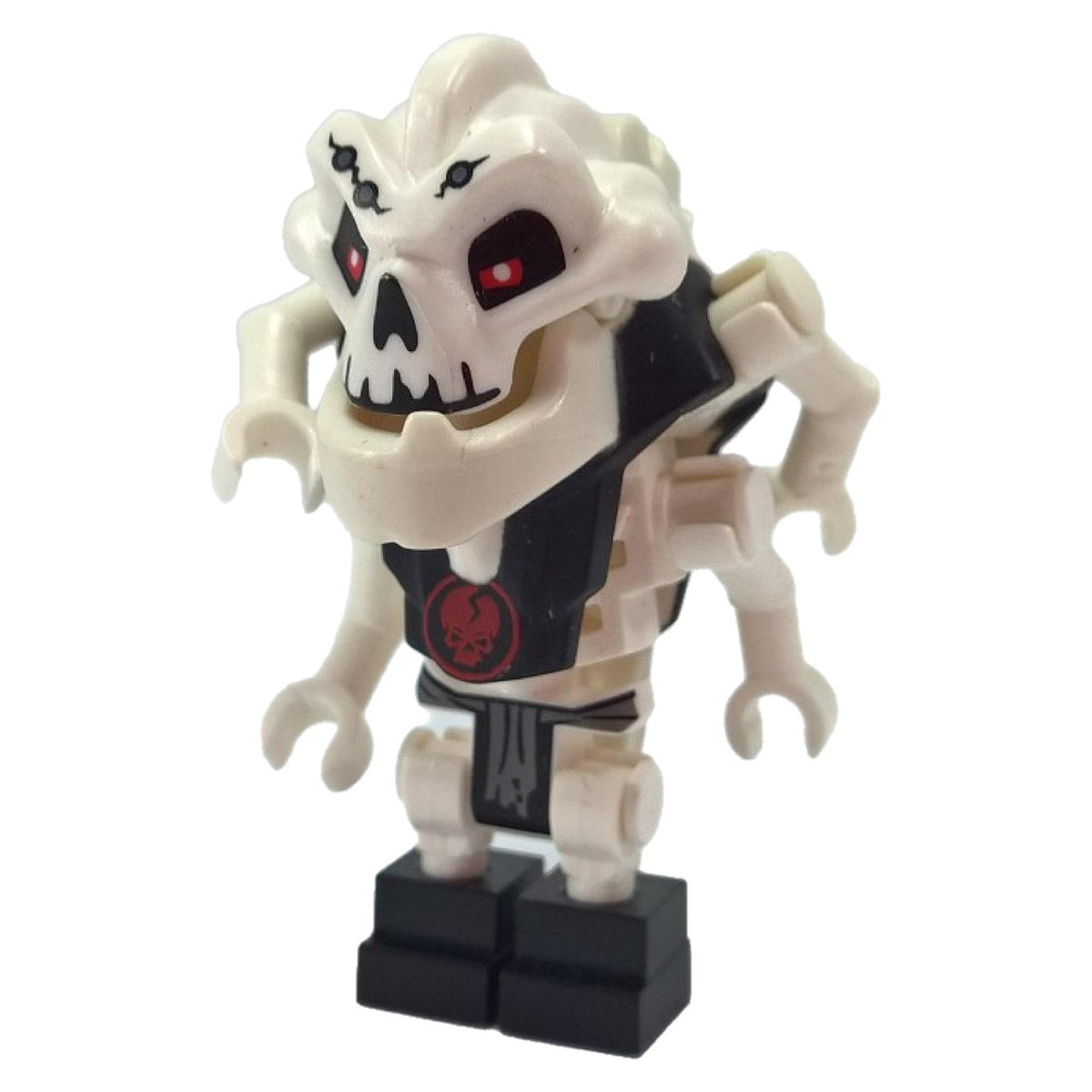 ®ليغو NINJAGO ساموكاي ميني فيغور – زعيم الهيكل العظمي بأربعة أذرع مع أسود درع و أحمر عيون من صعود الثعابين.