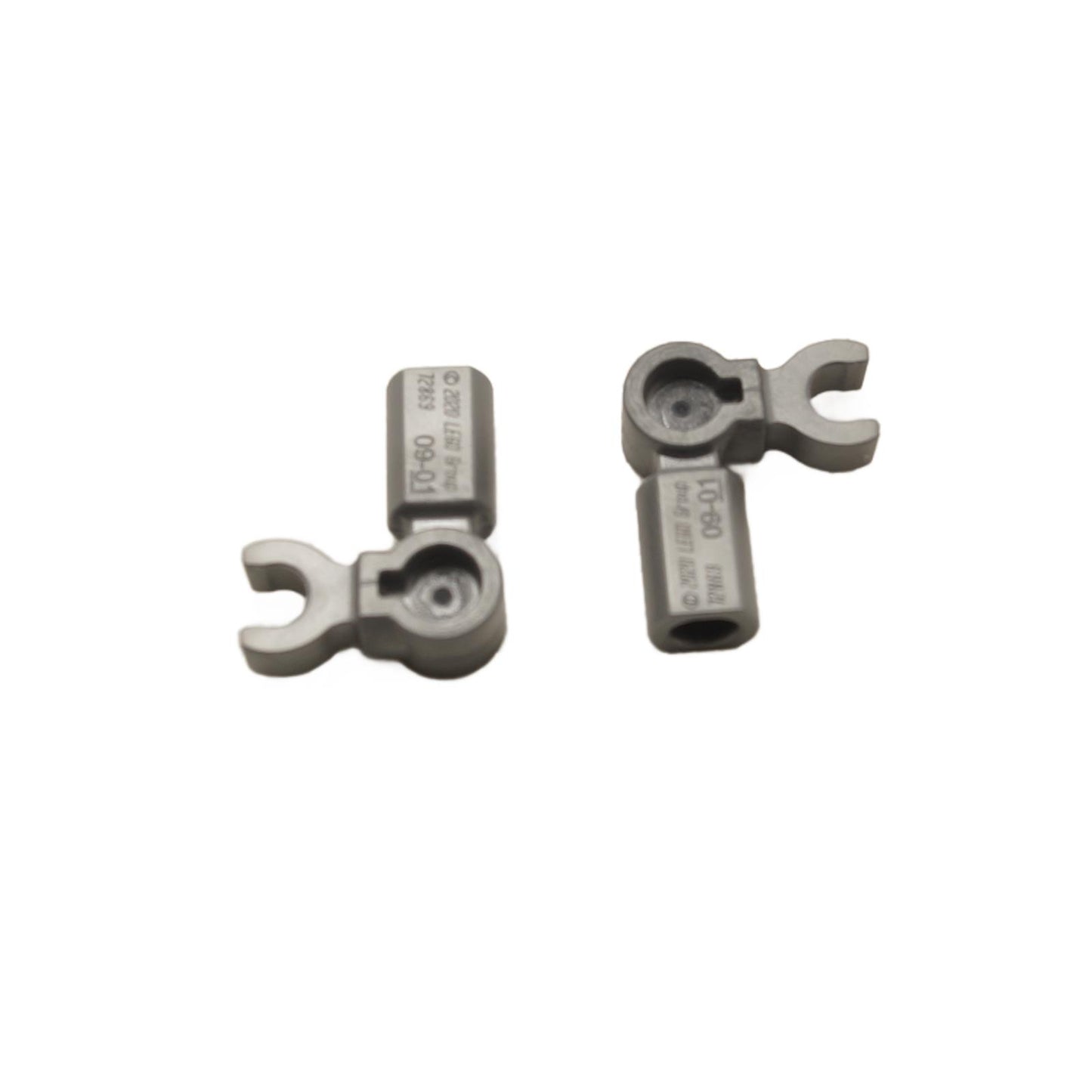 LEGO Bar Holder with Clip Angled、グレー、2個セット、多角度