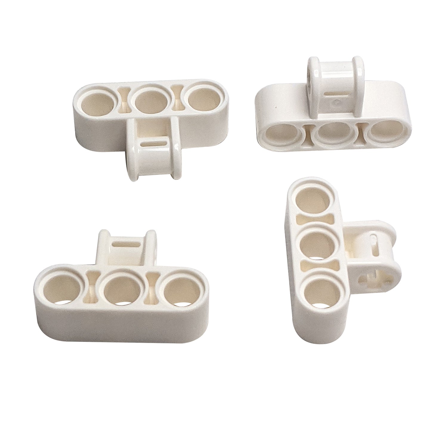 LEGO® Technic connector 63869 axle and pin connector perpendicular triple with three openings white