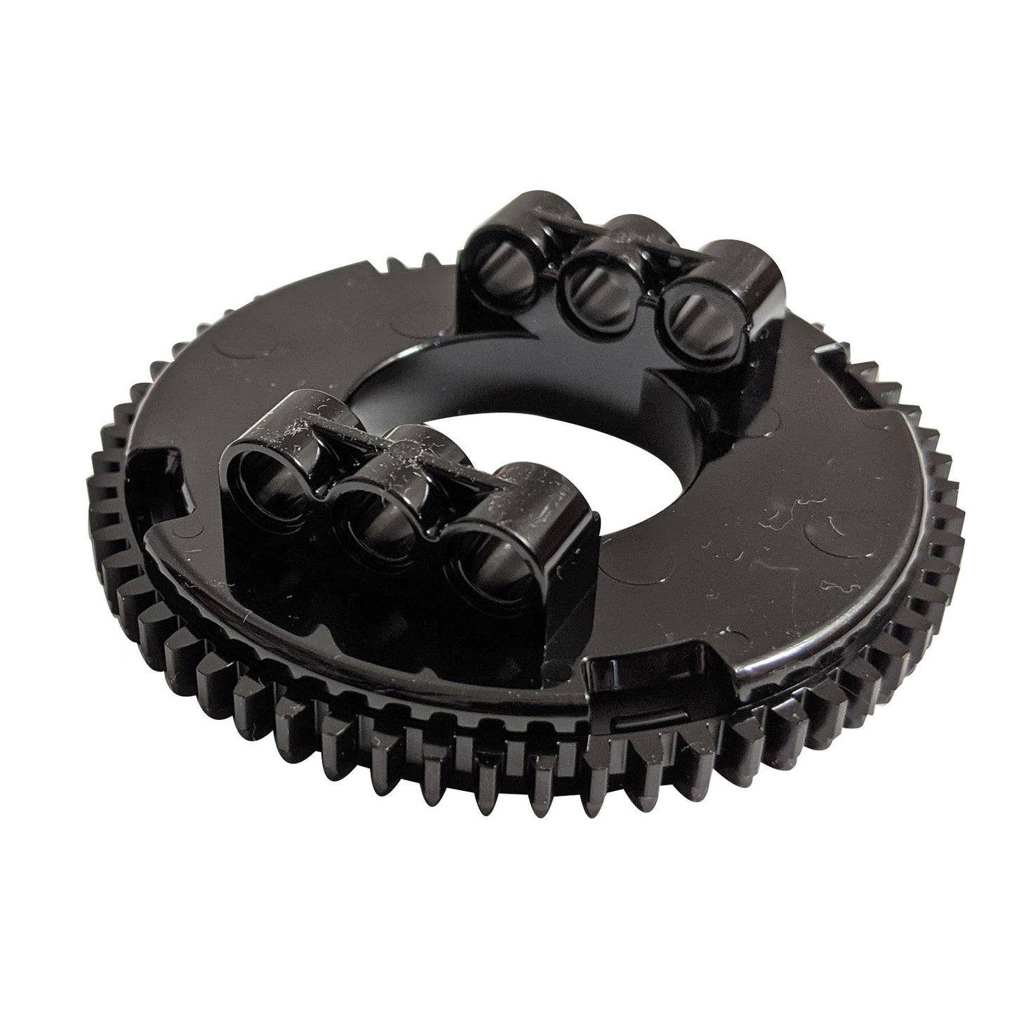 LEGO® Technic forgóasztal teteje 60 foggal fekete színben, forgó fogaskerék rész Technic mechanizmusokhoz
