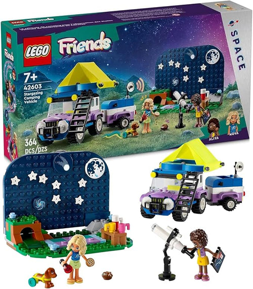 LEGO® Přátelé Kempování s vozidlem na pozorování hvězd (42603)