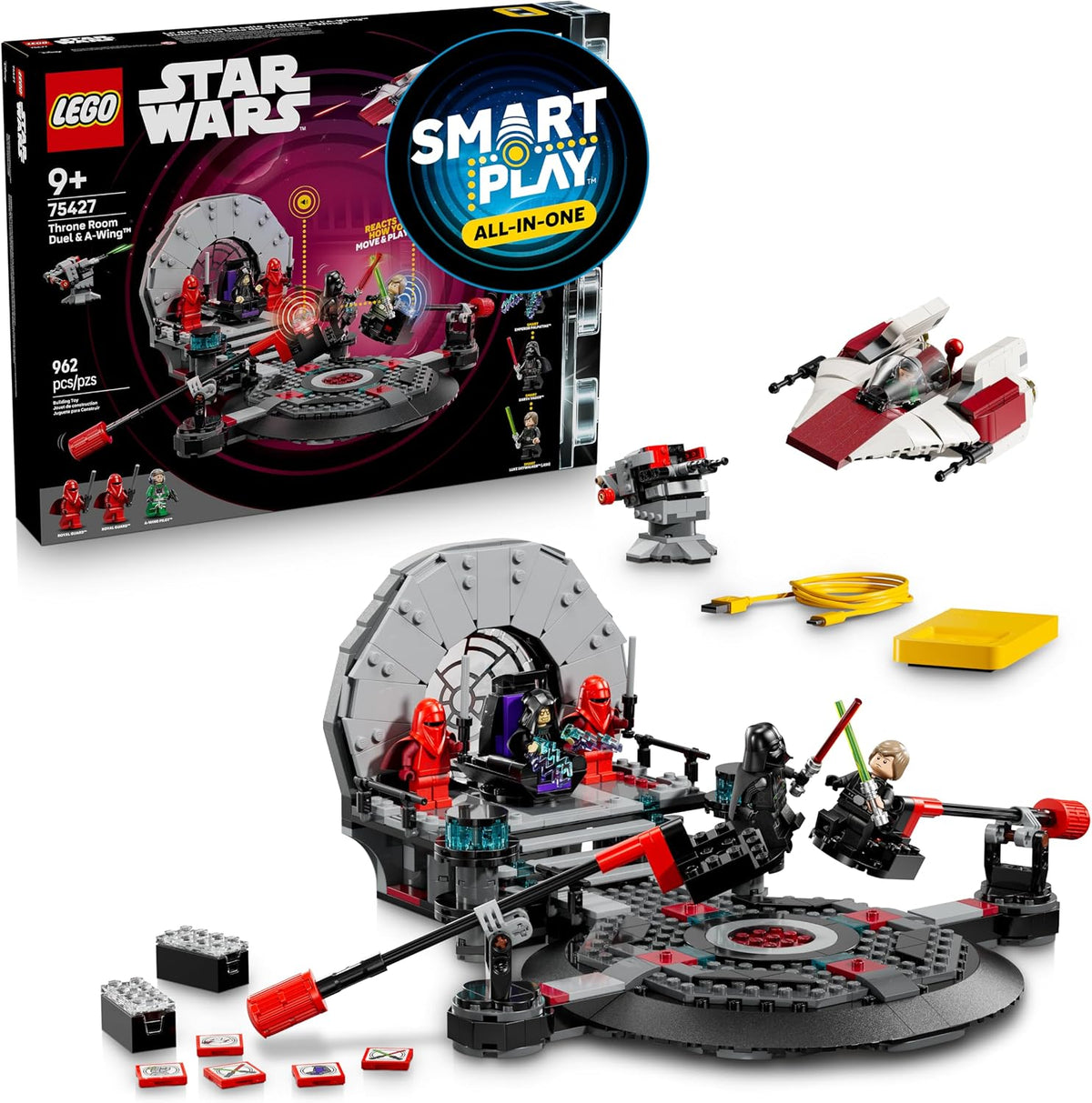 SMART Play: Throne Room Duel & A-Wing 75427