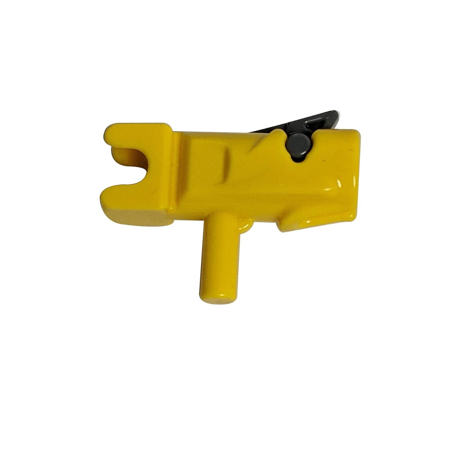Minifigure, Weapon Gun, Mini Blaster / Shooter / Fire Nozzle with Tow Ball Socket and Dark Bluish Gray Trigger (23922 / 15392)