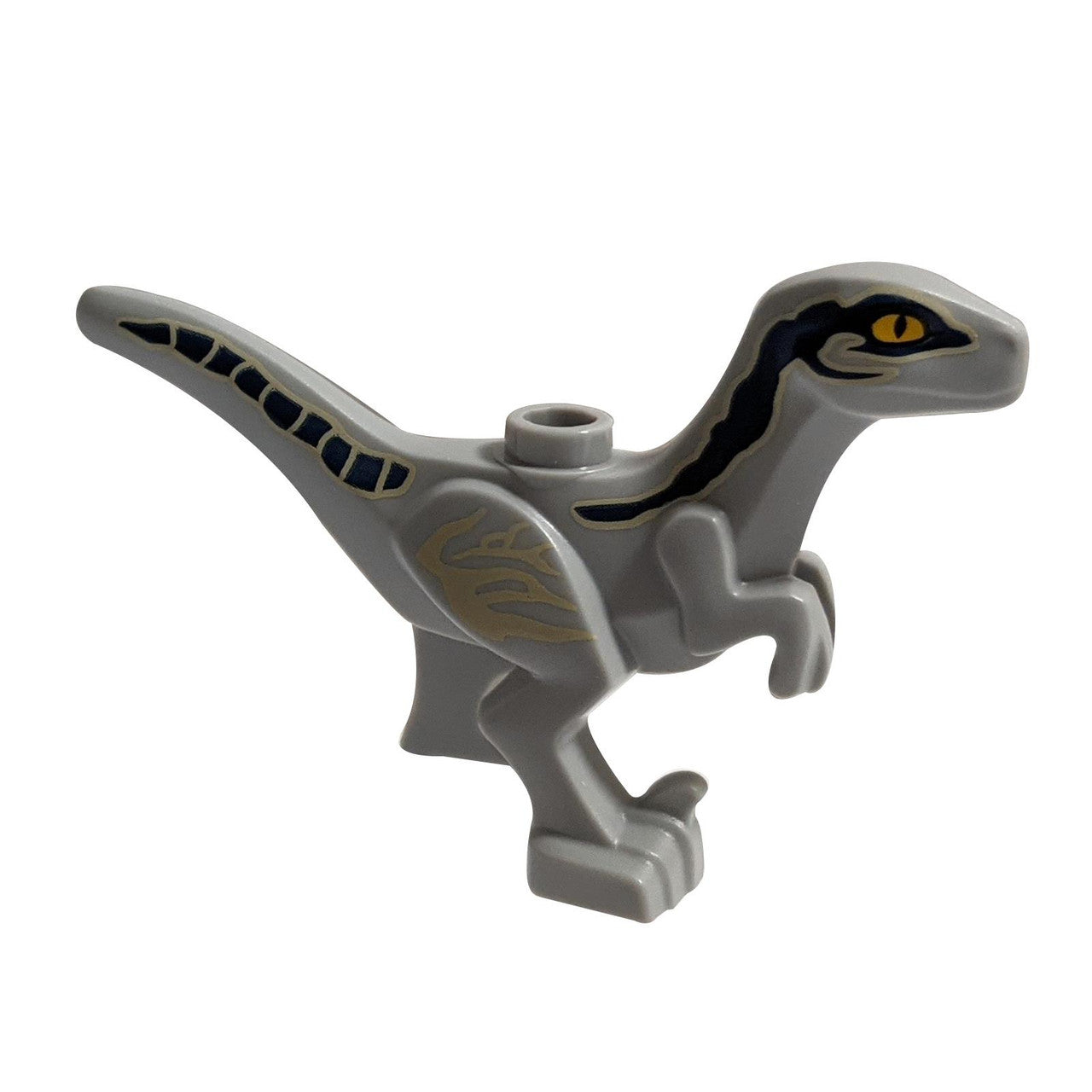 New Jurassic World LEGO Raptor Dark Blue & Sand Blue Markings Dinosaur 75942