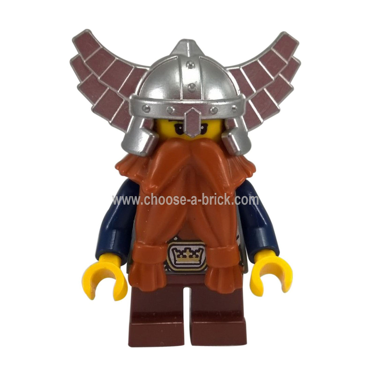 LEGO ミニフィギュア ドワーフ ダーク オレンジ ヒゲ - セット 7040 の LEGO ミニフィギュア - cas373, 最初のビュー。