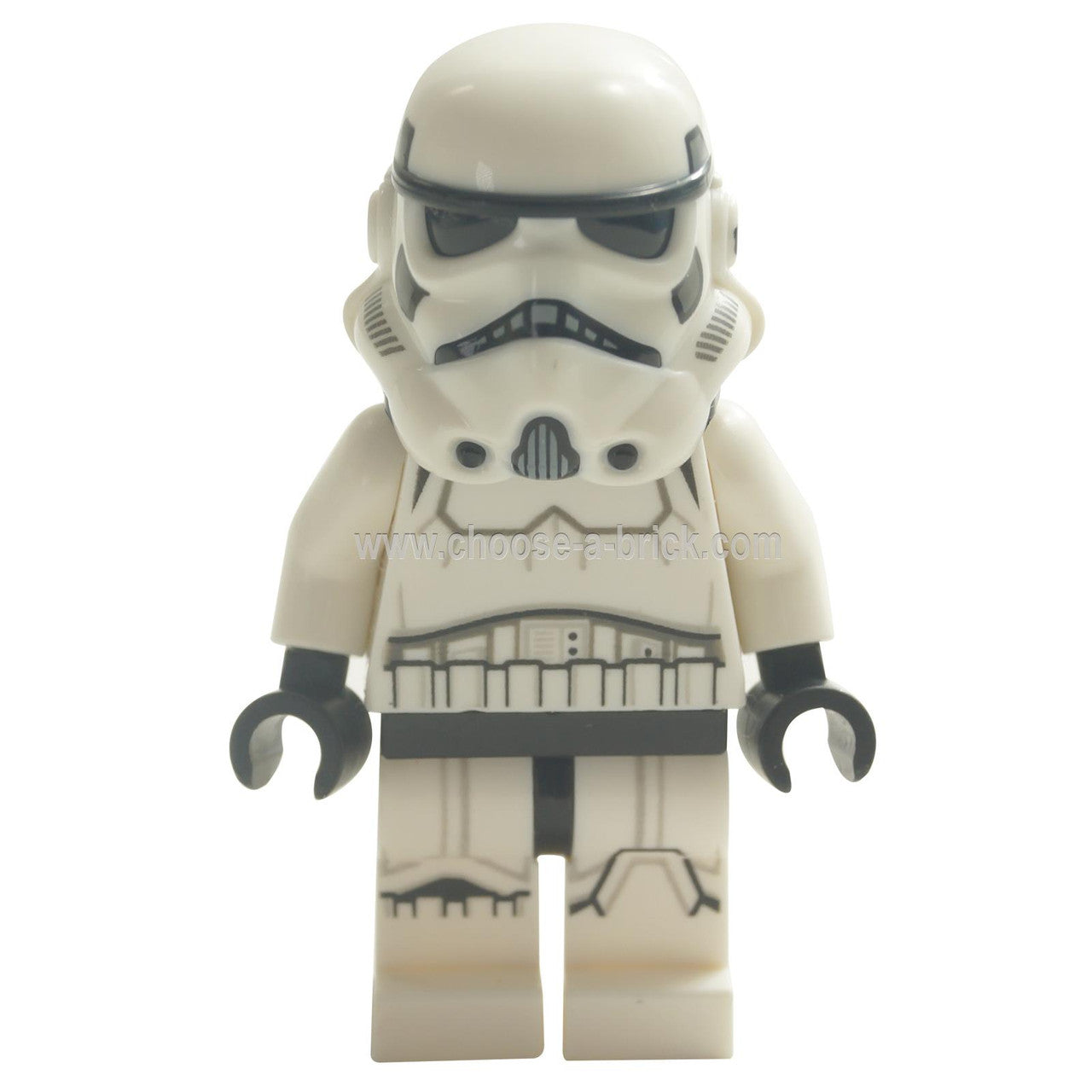 LEGO Minifigura - Stormtrooper (Casco de doble molde, cuadrados grises en la parte posterior)