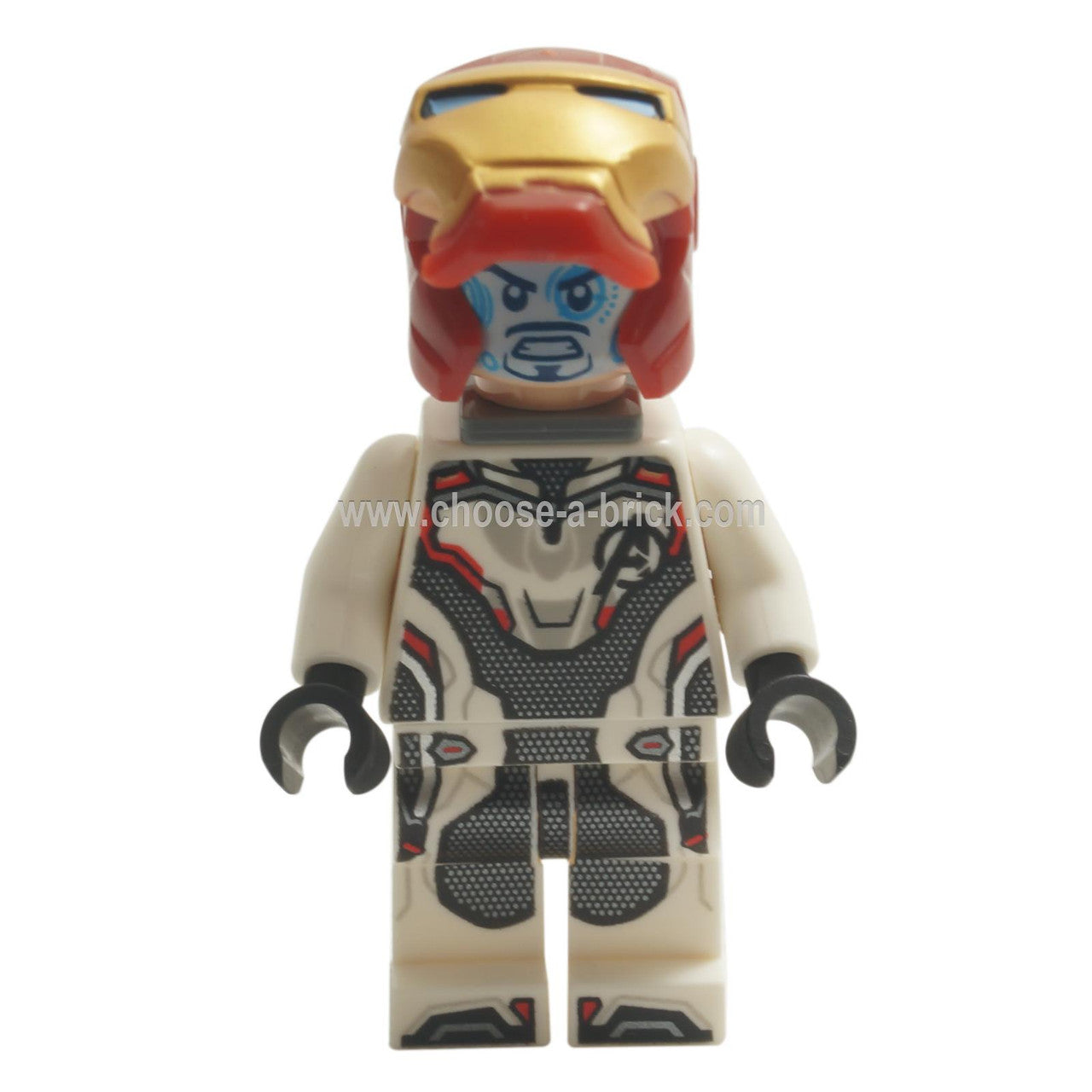 helmet iron man lego Marvel LEGO® Minifigure: Iron Man in Quantum Suit with Neck Bracket (sh575) – www.choose-a-brick.com