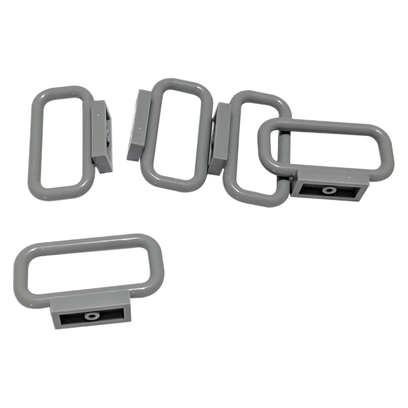 LEGO® Bar 1 x 4 x 2 part 6187 rectangular frame element in light bluish gray