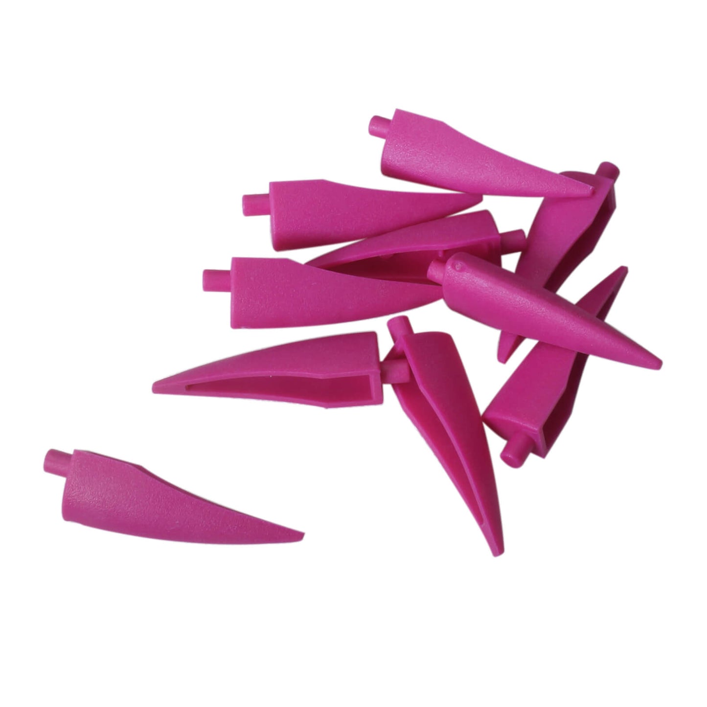 LEGO Barb Claw Horn Large Flexible Magenta 11089, pile view