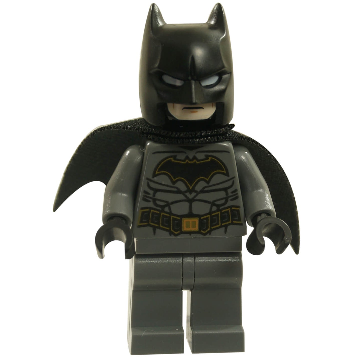 LEGO Batman minifigure dark bluish gray gold logo cape sh0589