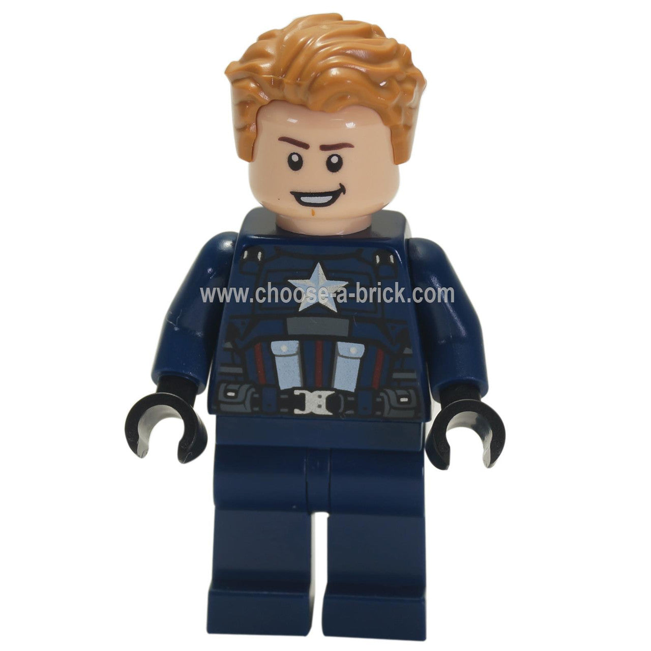 LEGO Minifigure - Captain America - Dark Blue Suit