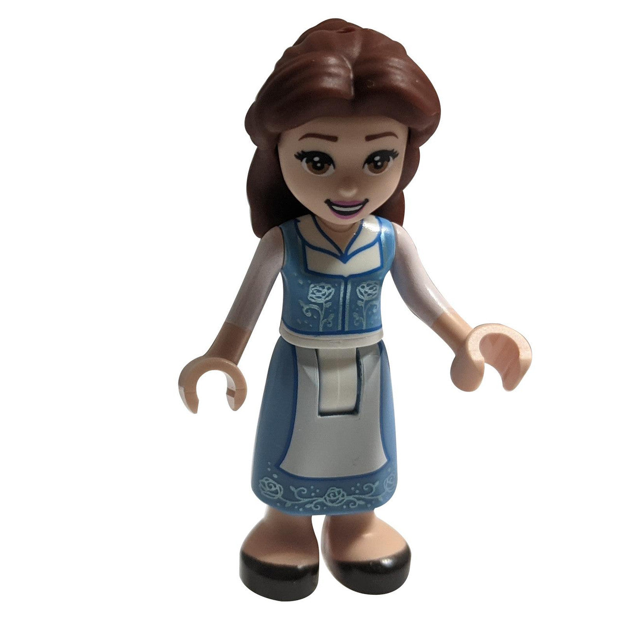 belle doll blue dress LEGO® Mini-Doll (Azure Dress) Elegant black Colour:EMERALD The embossed velvet bodice Performance Dress Pants (Grey