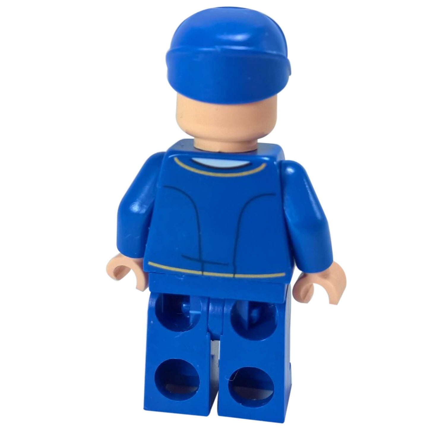 LEGO Bespin Guard minifigure gold trim jacket blue uniform sw0611, back profile