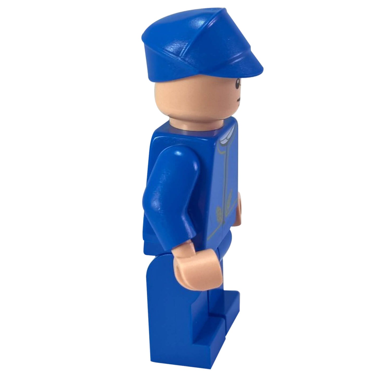 LEGO Bespin Guard minifigure white pupils blue uniform sw0762, side profile