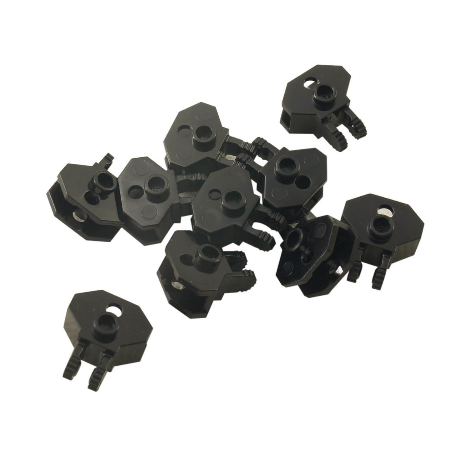 LEGO® Part 30396 – Hinge 1 x 2 Locking with 2 Fingers and Tow Ball Socket in Black