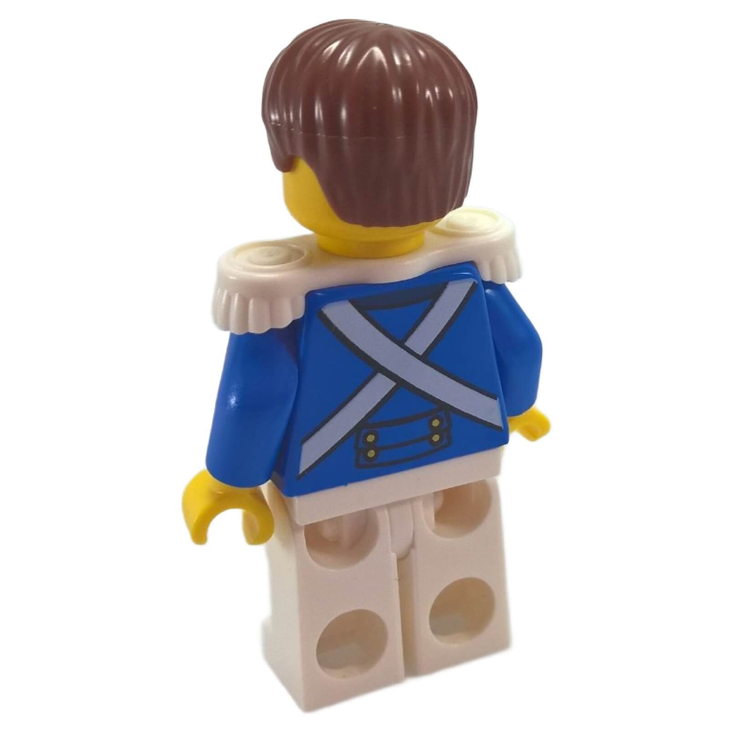 LEGO® Bluecoat Sergeant 2 with stubble minifigure pi151 from The Brick Bounty backside