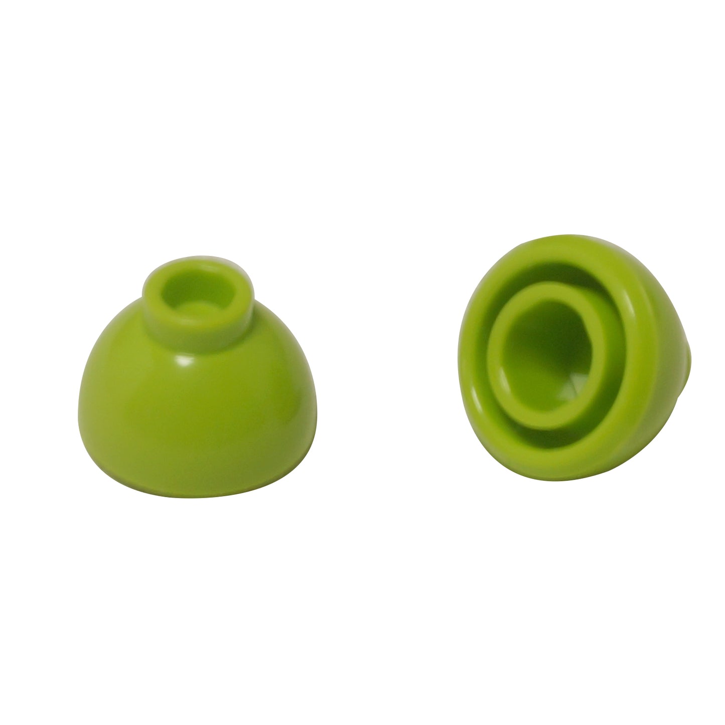 mattoncino rotondo 1 1/2 x 1 1/2 x 2/3 con cupola alta, elemento curvo liscio per costruzioni arrotondate