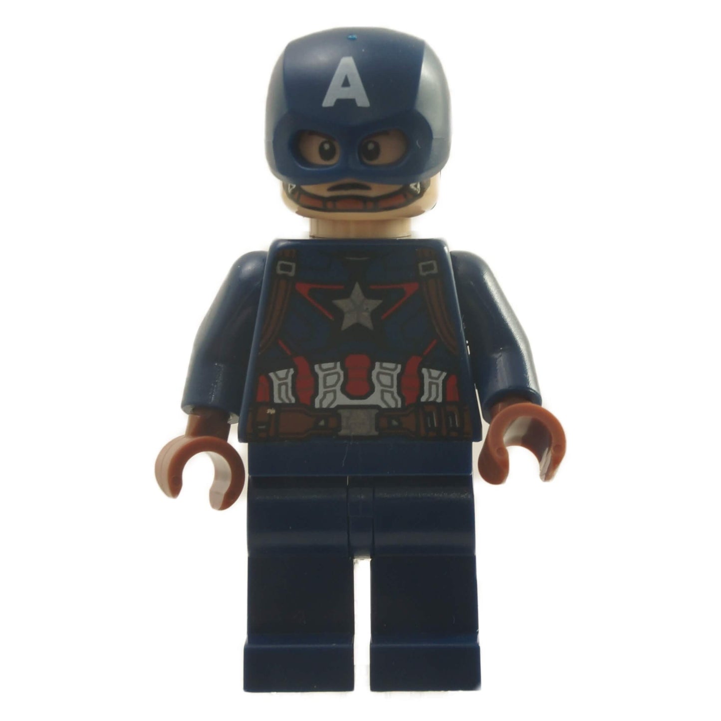 LEGO Captain America minifigure sh0736 without shield dark blue suit