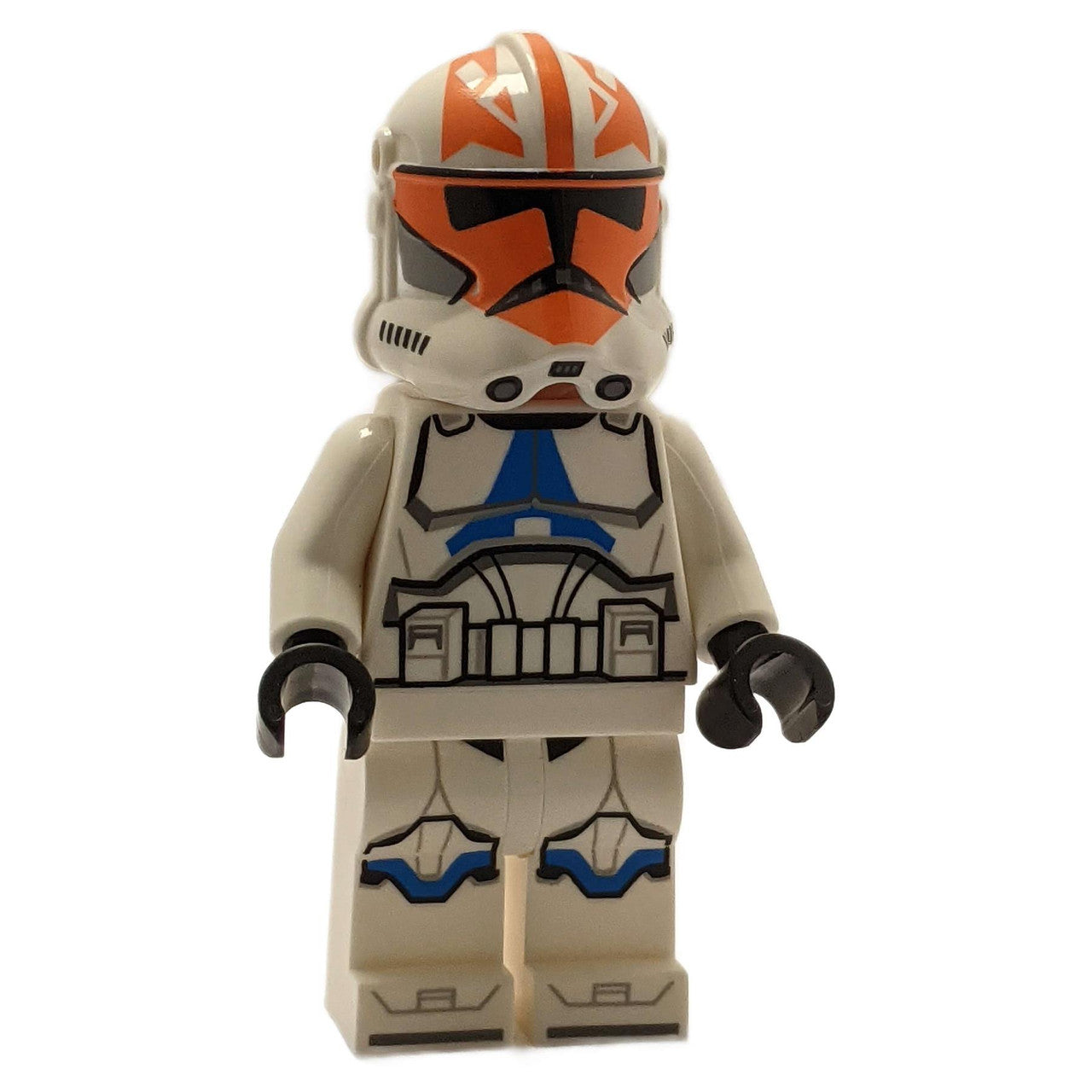LEGO 332nd Company Clone Trooper minifigure (sw1278), standard infantry version with Ahsoka Tano Togruta helmet markings.