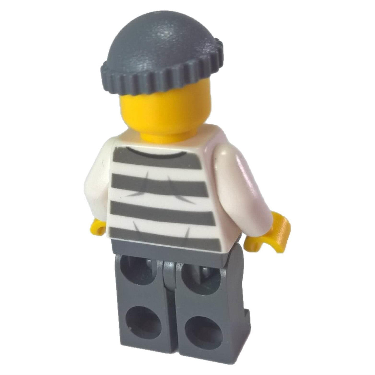 LEGO criminal minifigure eyemask prison shirt 86753 beanie cty0486, back view
