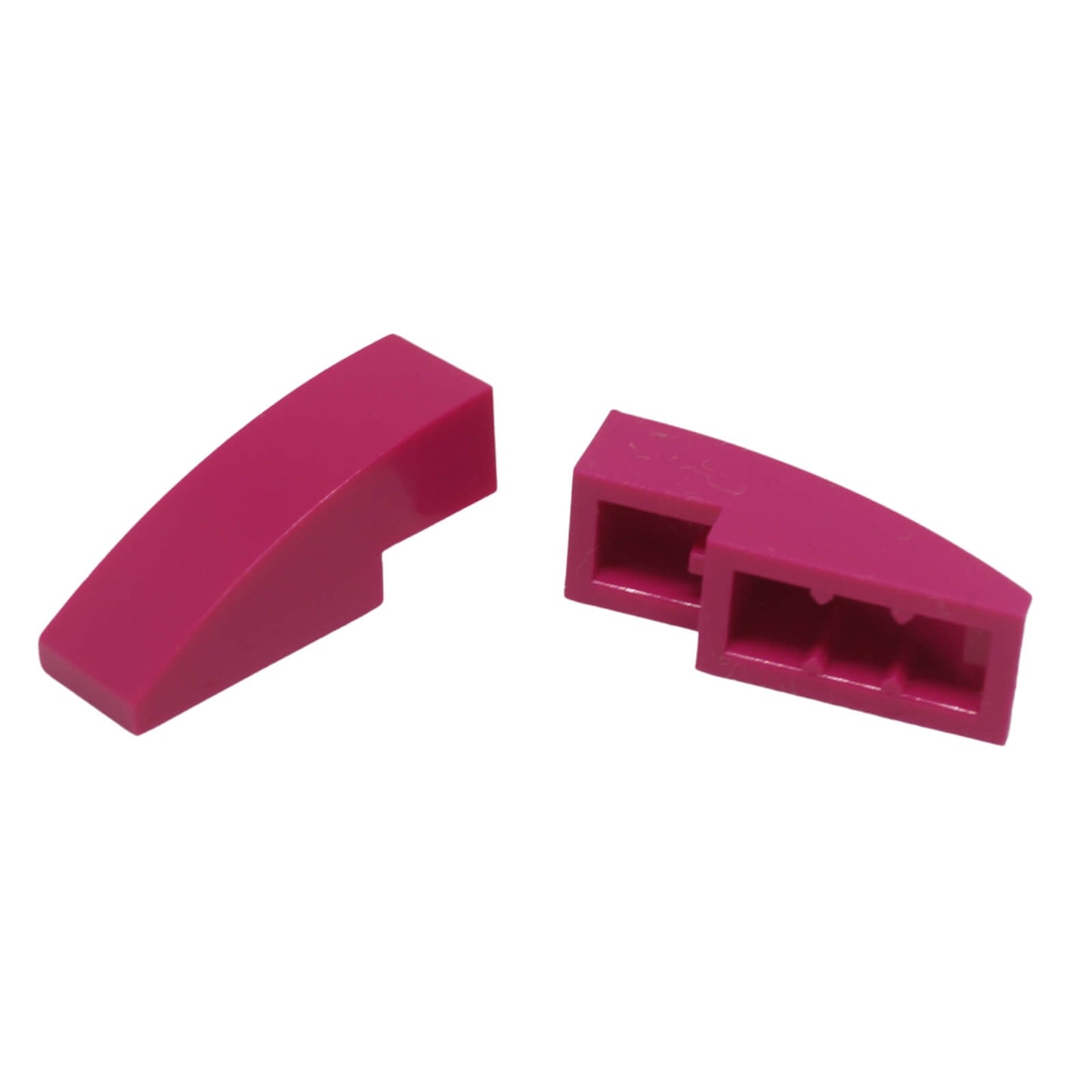 LEGO® curved slope 3x1 part 50950 smooth rounded top profile close-up view