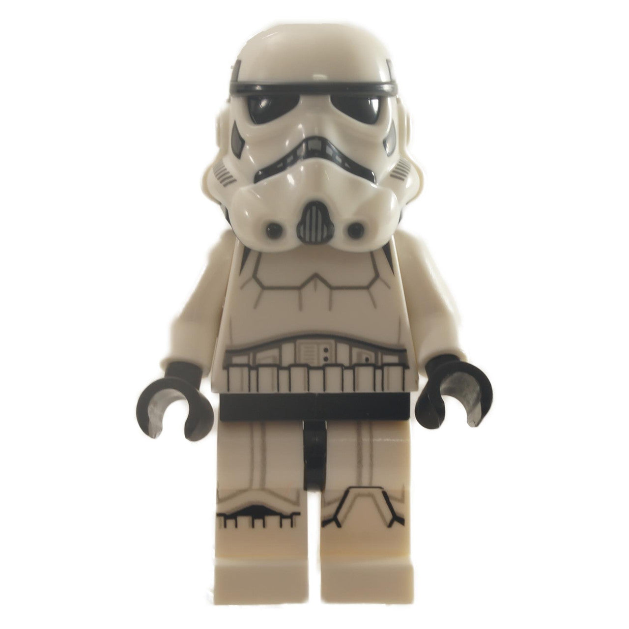 LEGO Minifigura - Casco de Stormtrooper moldeado dual, cuadrados grises en la parte posterior, mueca