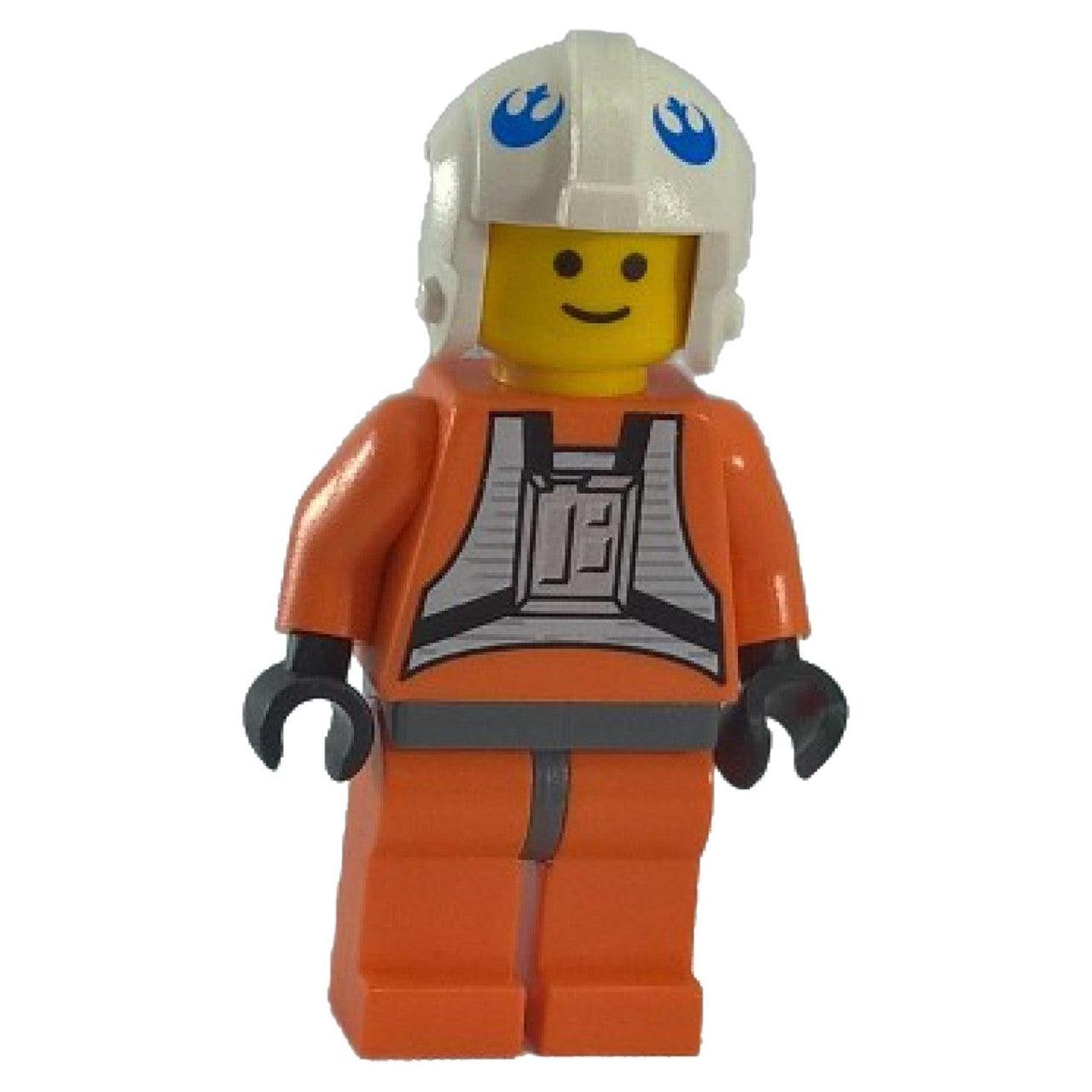 LEGO® Dak Ralter minifigure sw0012 with orange pilot outfit and white Rebel helmet