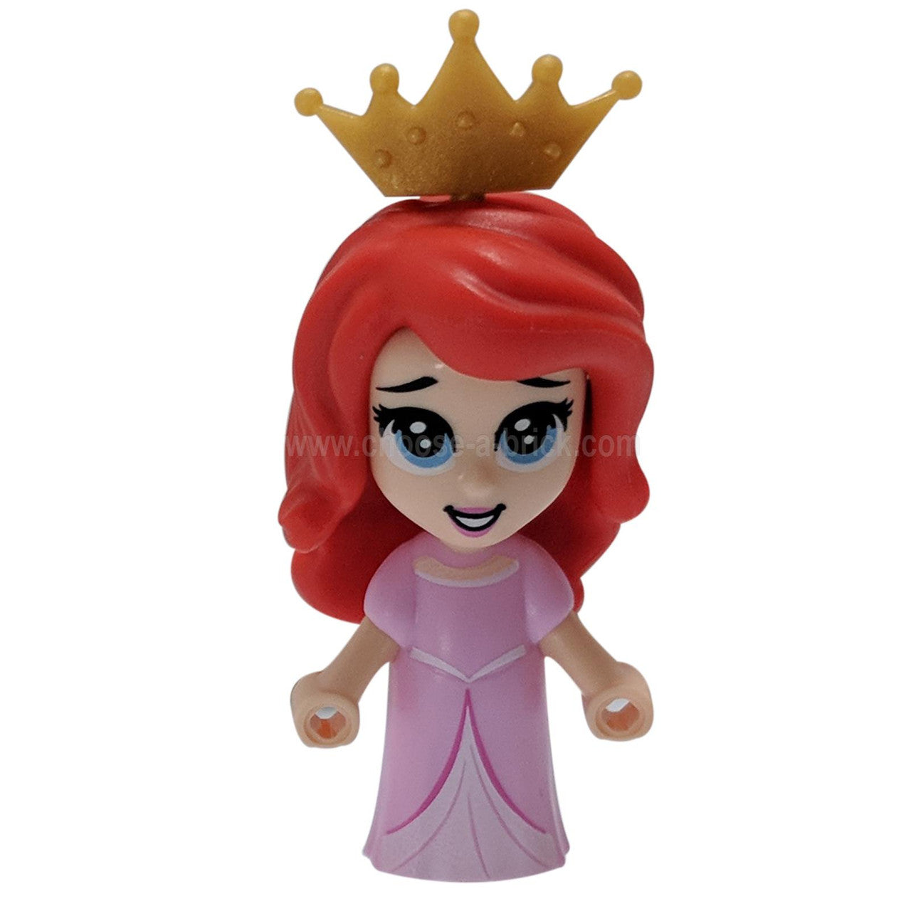 LEGO Minifigura Ariel, Humana con Corona - Micro Muñeca - dp125new