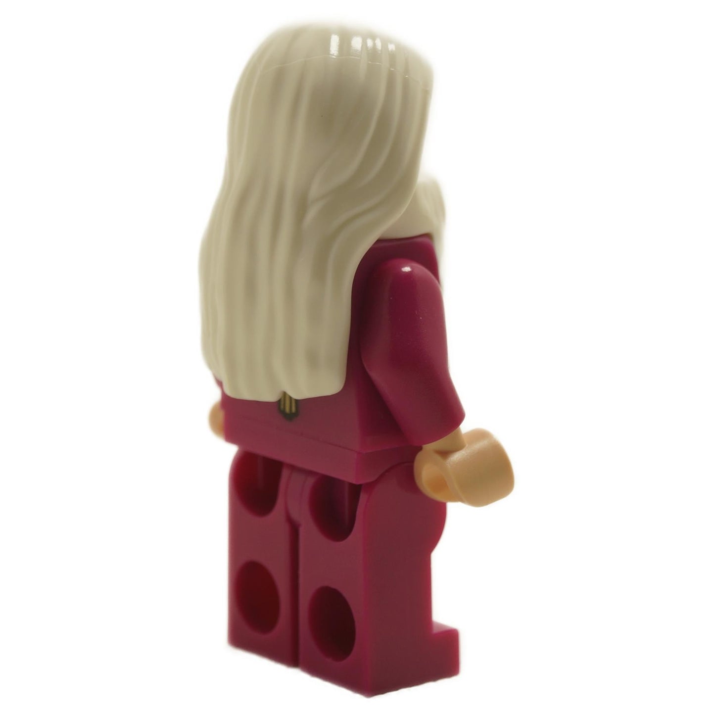 LEGO Albus Dumbledore Minifigur, magentafarbene Robe, Rückansicht