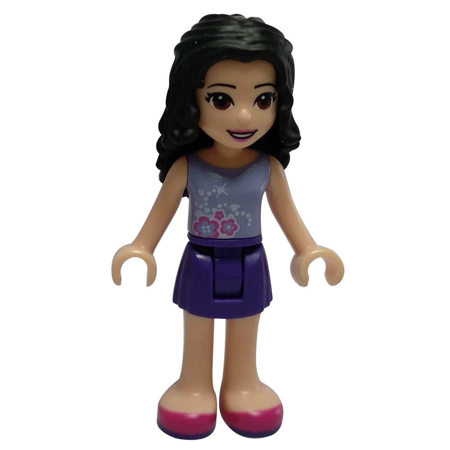 LEGO Friends Emma mini doll frnd0303 lavender top dark purple skirt