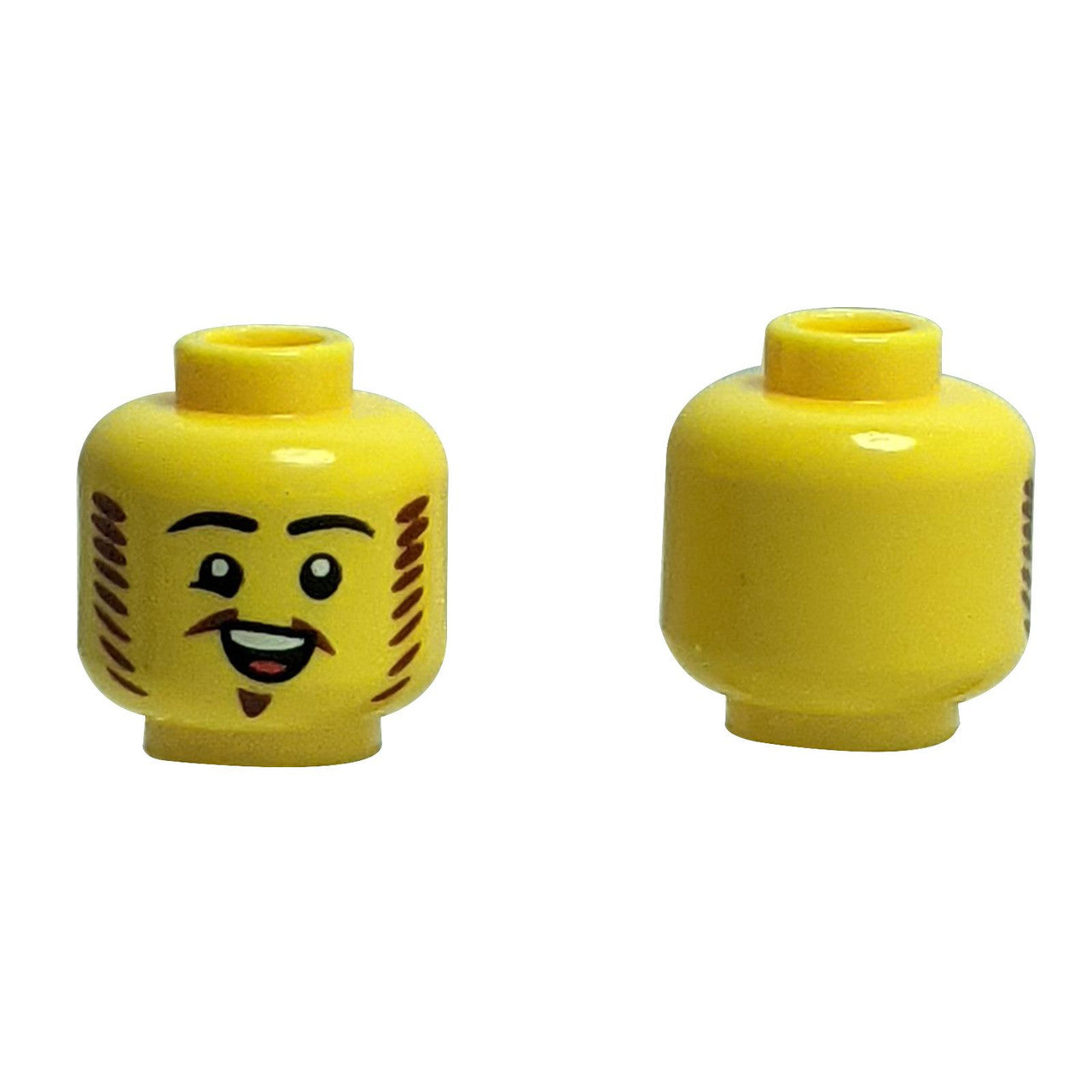 Minifigure Tête avec favoris et barbe Van Dyke