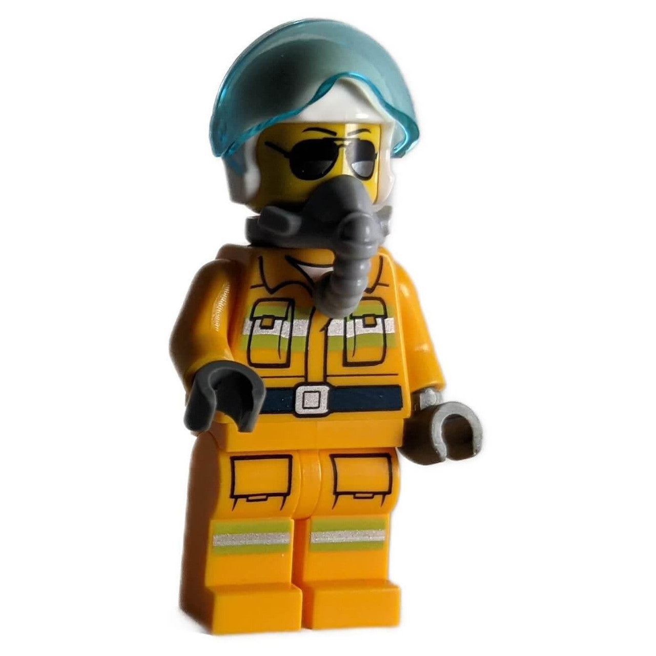 firefighter with breathing apparatus