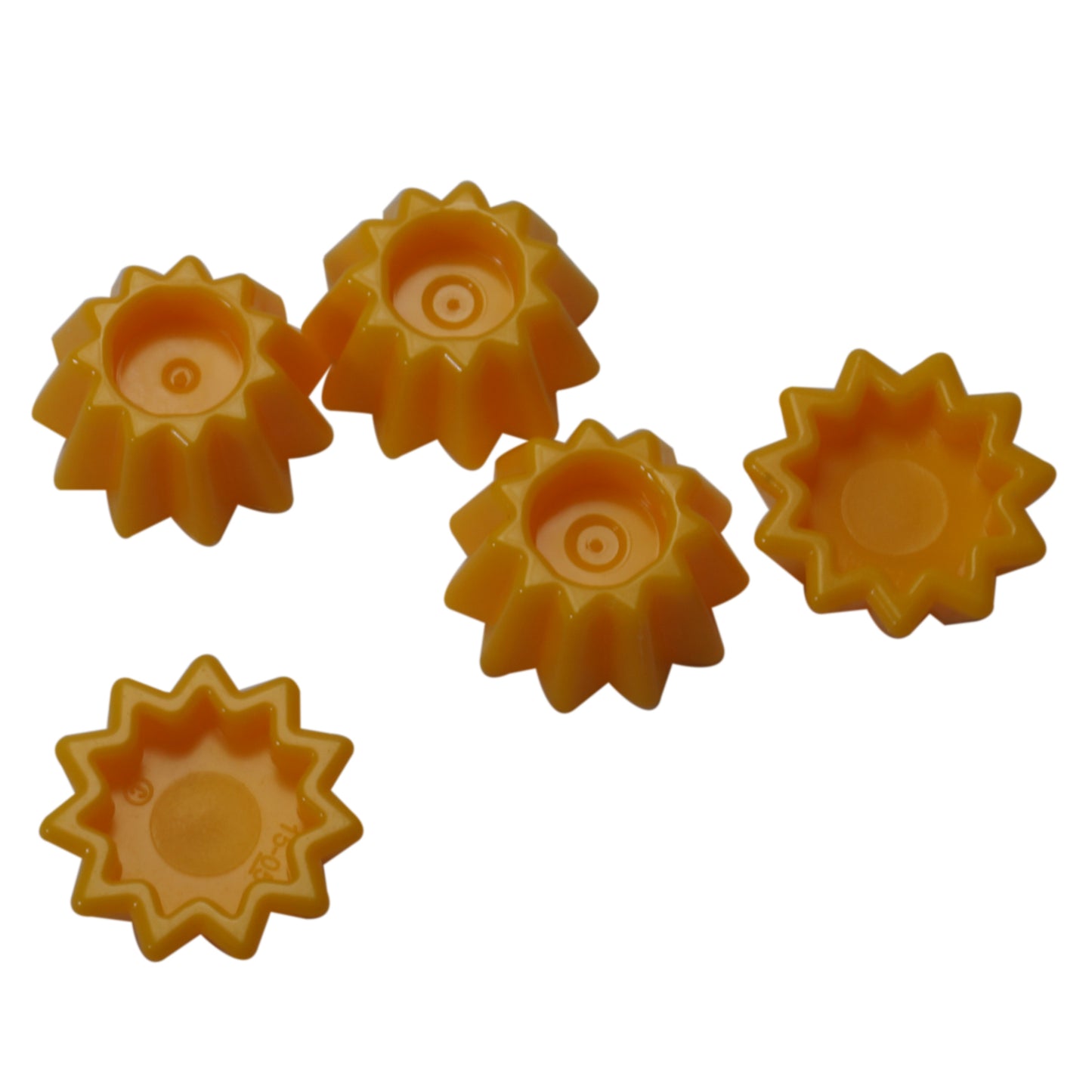Bright light orange cupcake holder accessory small dessert stand piece