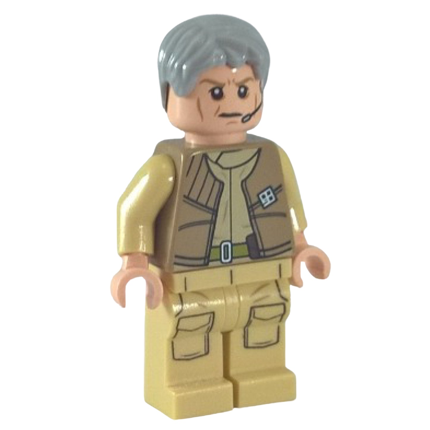 LEGO General Airen Cracken minifigure sw0557 with Rebel officer uniform print